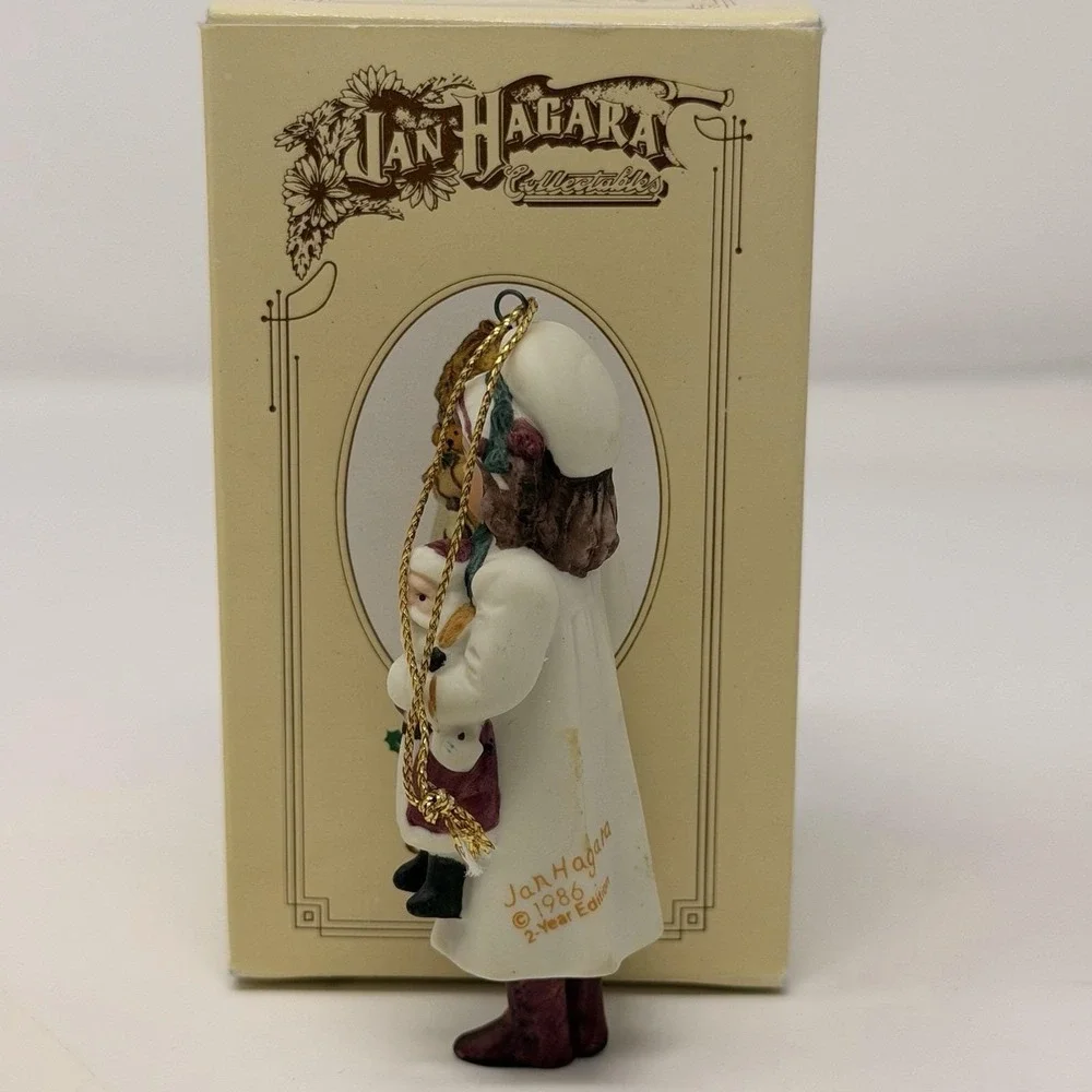 Jan Hagara Nikki Vintage 1985 Christmas Ornament Royal Orleans Ltd Ed w/‎ COA
